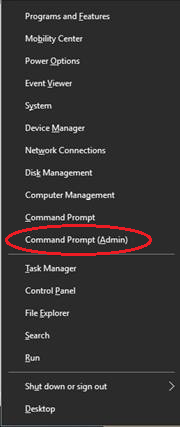 Command Prompt (Admin)